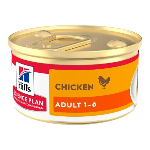 Hills Science Plan Adult Mousse de Pollo lata para gatos