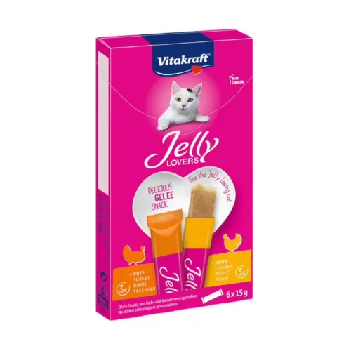 Vitakraft Barritas Jelly Lovers Pavo y Pollo para gatos