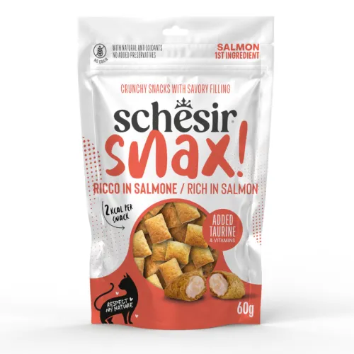 Schesir Snax! Salmón Snacks para gato