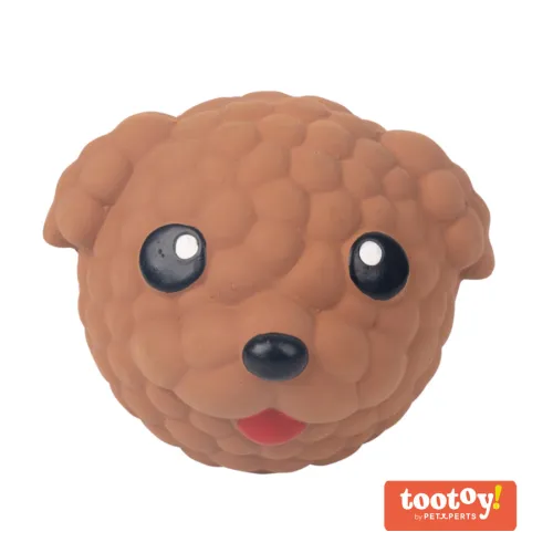 Tootoy! Chew Poodle mordedor de látex con sonido para perros