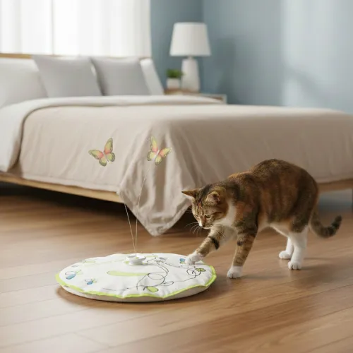All For Paws Interactives  Juguete Piel Insecto para gatos