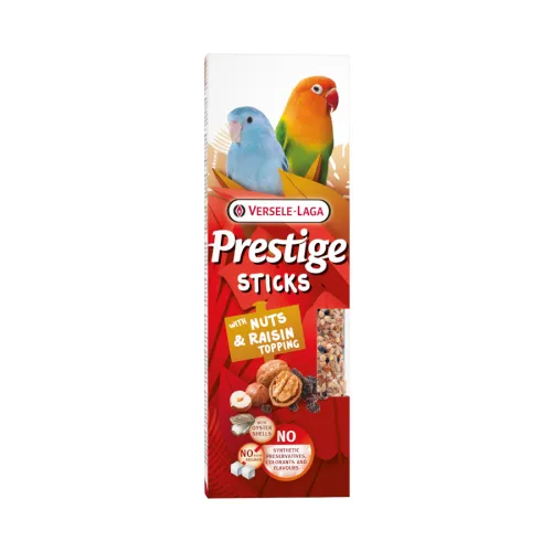 Versele-Laga Prestige Sticks Barritas Nueces y Pasas para aves pequeñas