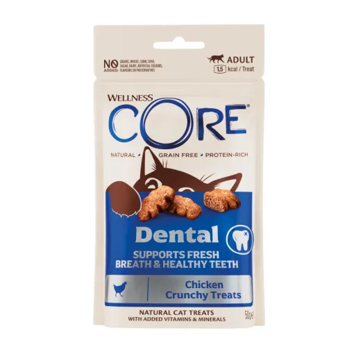 Wellness Core Snack dental Pollo para gatos