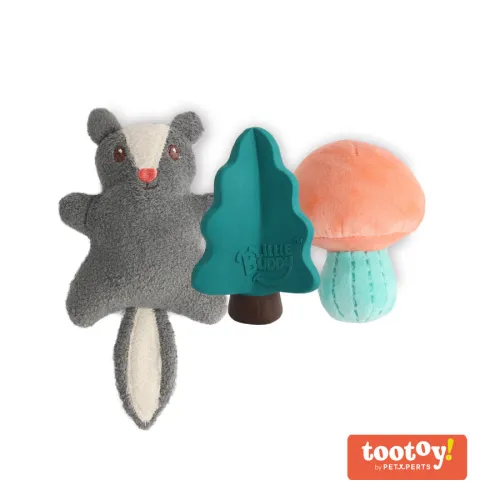 Tootoy! Puppy Woodland Set de juguetes para perros