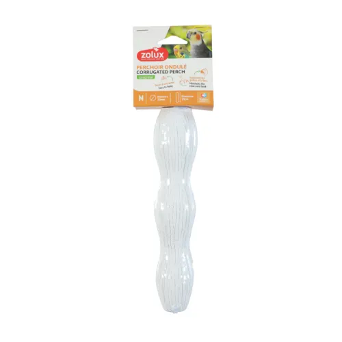 Zolux Essential percha ondulada para pájaros