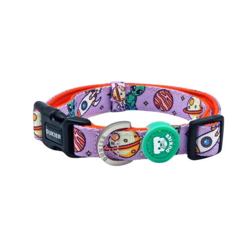 Dukier Collar Estampado Alien para perros