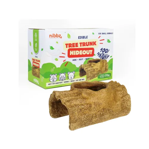 Nibbz Casa Escondite de Arbol Comestible complemento alimenticio para roedores