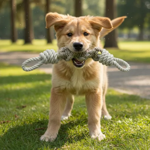 Tootoy! Mordedor de Cuerda con Nudos para perros
