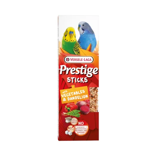 Versele-Laga Prestige Sticks Barritas Verduras y Diente de León para aves pequeñas
