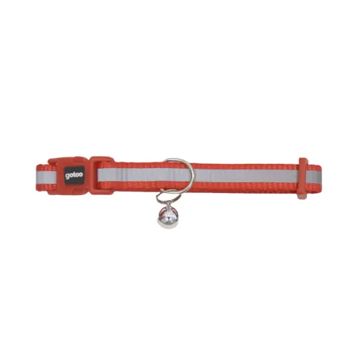 Gotoo Collar reflectante rojo para gatos