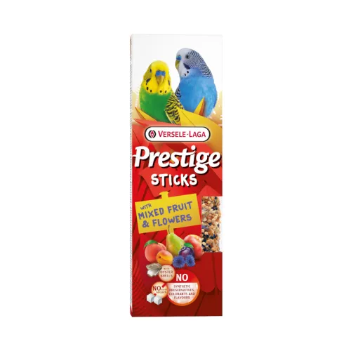 Versele-Laga Prestige Sticks Barritas Mezcla de Frutas y Flores para aves pequeñas