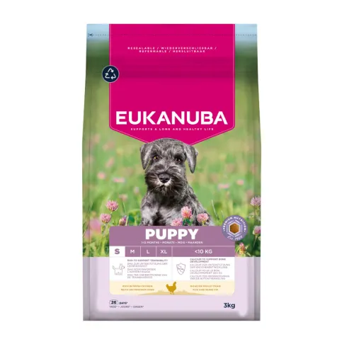 Eukanuba Puppy Pollo pienso para perros de raza pequeña