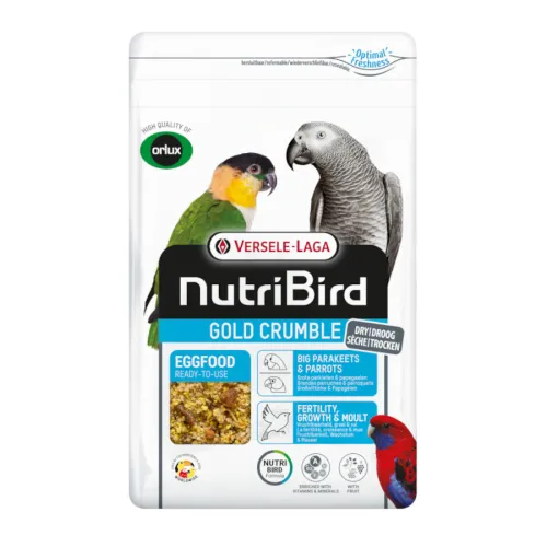 Versele-Laga NutriBird Gold Crumble eggfood para loros medianos y grandes
