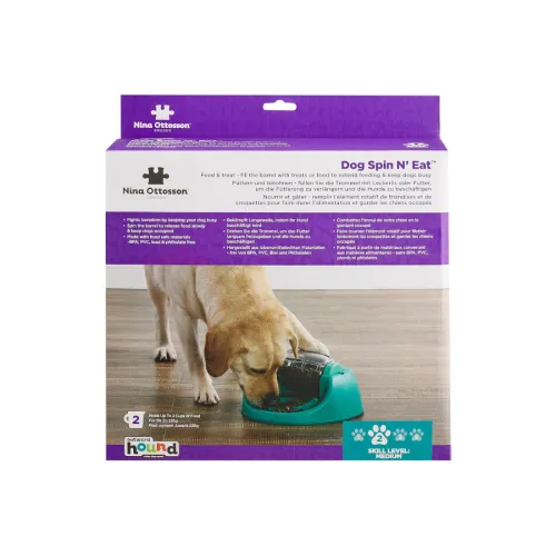 Outward Hound Spin N Eat Juguete Interactivo Giratorio para perros