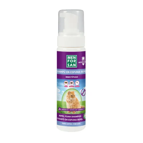 Menforsan Champú en espuma anti-insectos para gatos