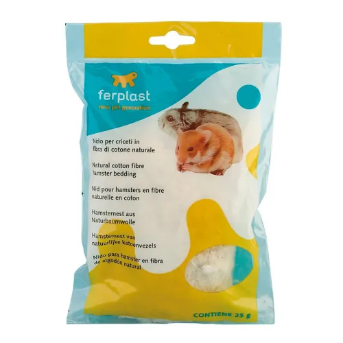 Ferplast Nido de Fibra de Algodón para Hámsteres