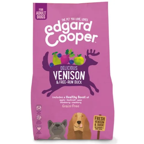 Edgard & Cooper Adult Venado y Pato pienso para perros medianos