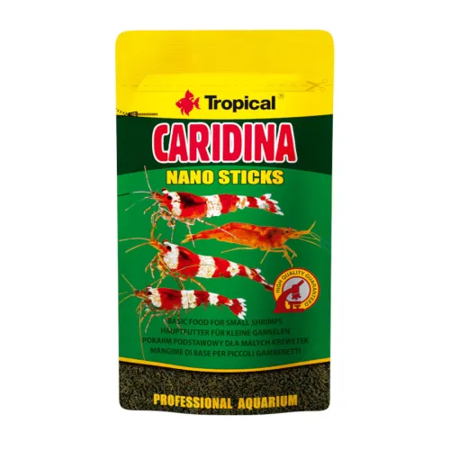 Tropical Caridina Nano Sticks alimento para crustáceos