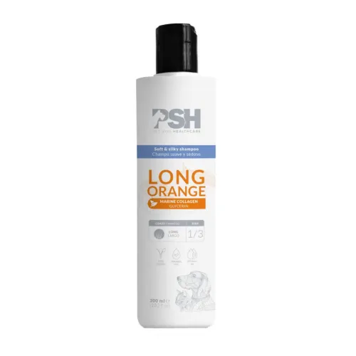 PSH Champú Long Orange de Pelo Largo para perros y gatos