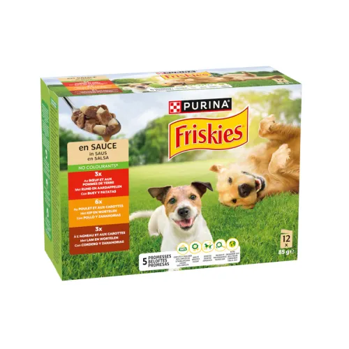 Friskies Carne en Salsa sobre para perros