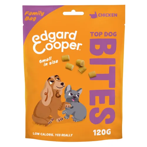 Edgard & Cooper Bocaditos Mini de Pollo snack para perros