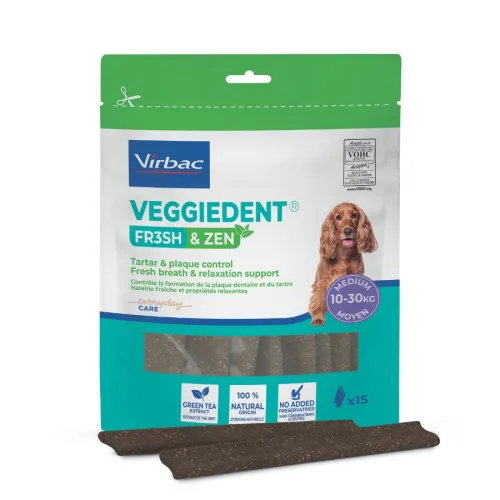 Virbac Láminas Veggiedent Zen M para perros