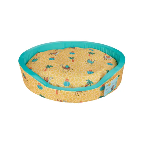 Summer Vibes Camel Fresh Cama refrescante para perros