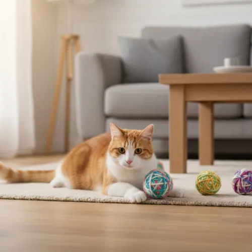 Tootoy! Pack de Ovillos de Lana Coloridos para gatitos