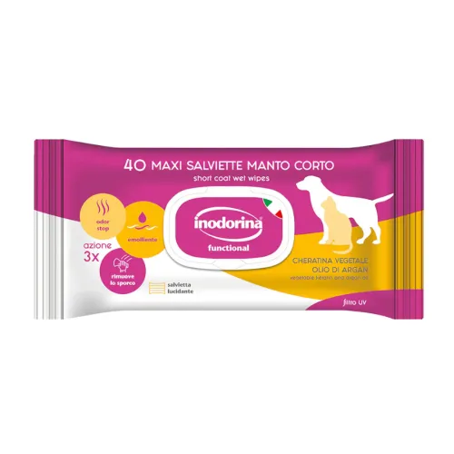 Inodorina Refresh Toallitas Húmedas Jazmín para mascotas