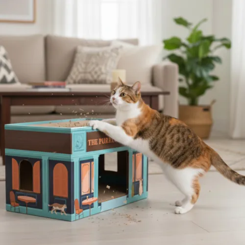 All For Paws Vintage Rascador Pint Scratcher para gatos