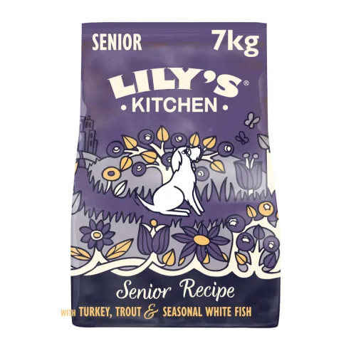 Lilys Kitchen Adult +8 Pavo y Trucha pienso para perros