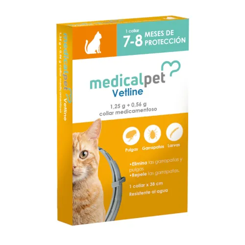 Medicalpet Vetline Collar Antiparasitario para gatos