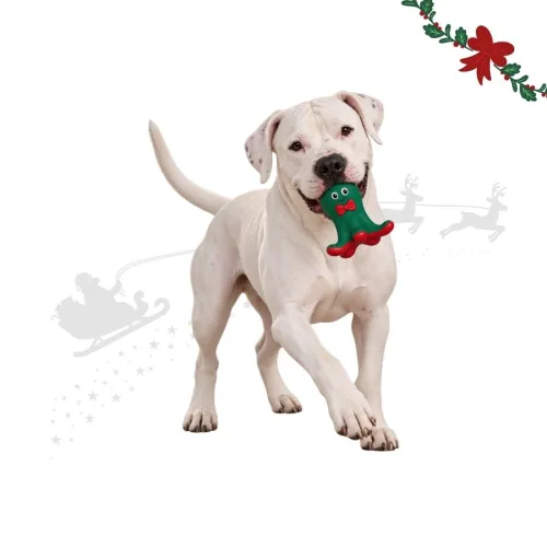 Wonder Christmas Pulpo Látex Juguete para perros