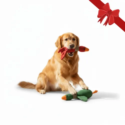 Wonder Christmas Juguete Pato Navideño para perros