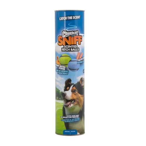 Chuckit! Sniff Fetch Pelotas con Sabores para perros