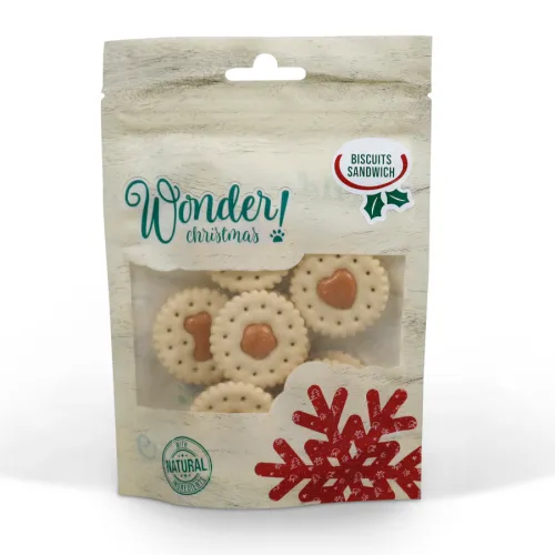 Wonder Christmas Galletas Sandwich de Pollo para perros
