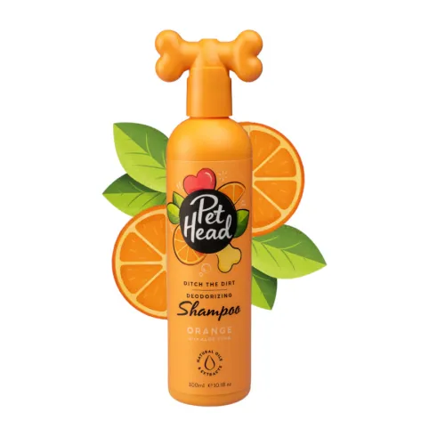 Pet Head champú desodorante de naranja para perros