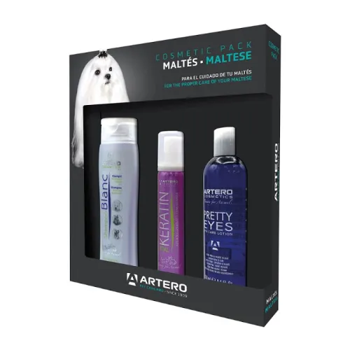Artero Bichón Maltés Pack de Cosméticos para perros