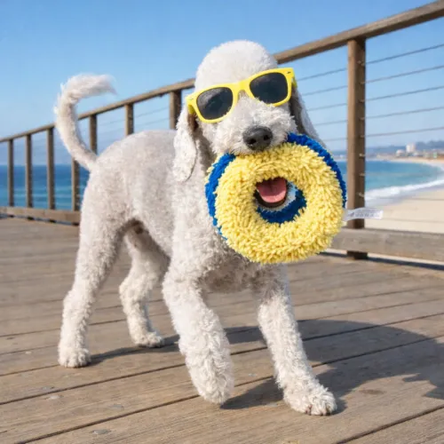 Summer Vibes Anillo Flotante Peluche para perros
