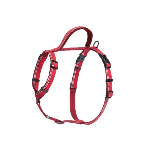 Halti arnés de nylon ajustable rojo para perros